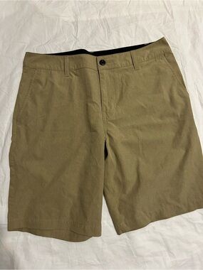 RSQ Tan Flat-Front Men's Shorts